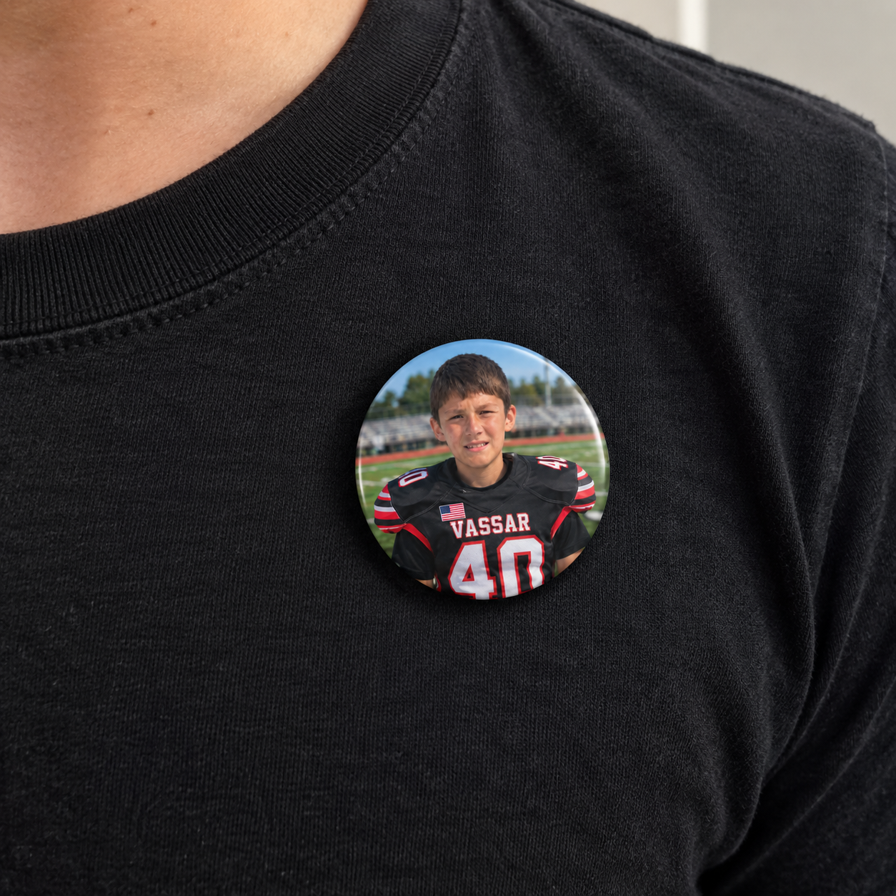 Custom Pin Back Button