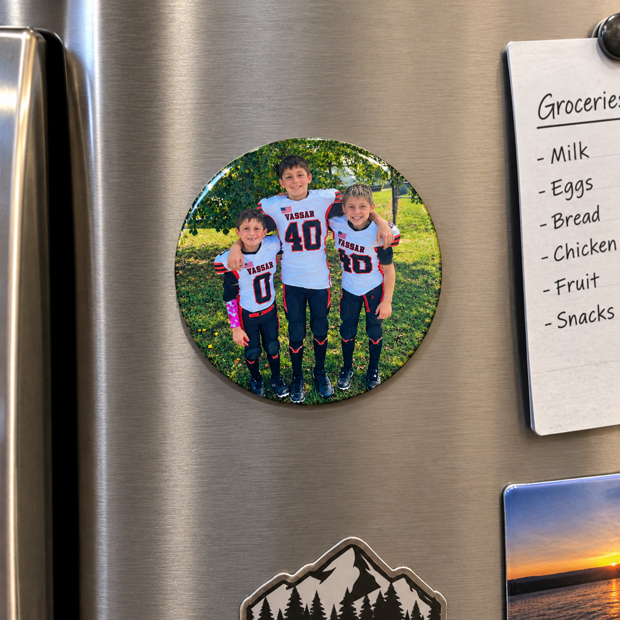 Custom 58mm round magnets